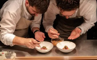 Los chefs Coco Montes y Dimitri Veith compartieron las cocinas que desarrollan en España y en Noruega, a través de la técnica francesa