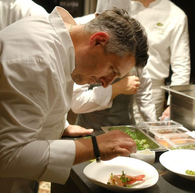 La chef Begoña Rodrigo recibió a Alain Ducasse At The Dorchester en La Salita con motivo de la celebración de The World’s 50 Best Restaurants