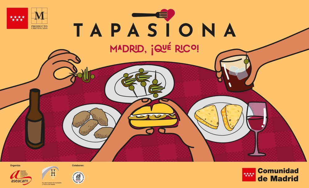 TAPASIONA MADRID 2024. Llega la sexta edición del encuentro gastronómico más rico de la Comunidad de Madrid.