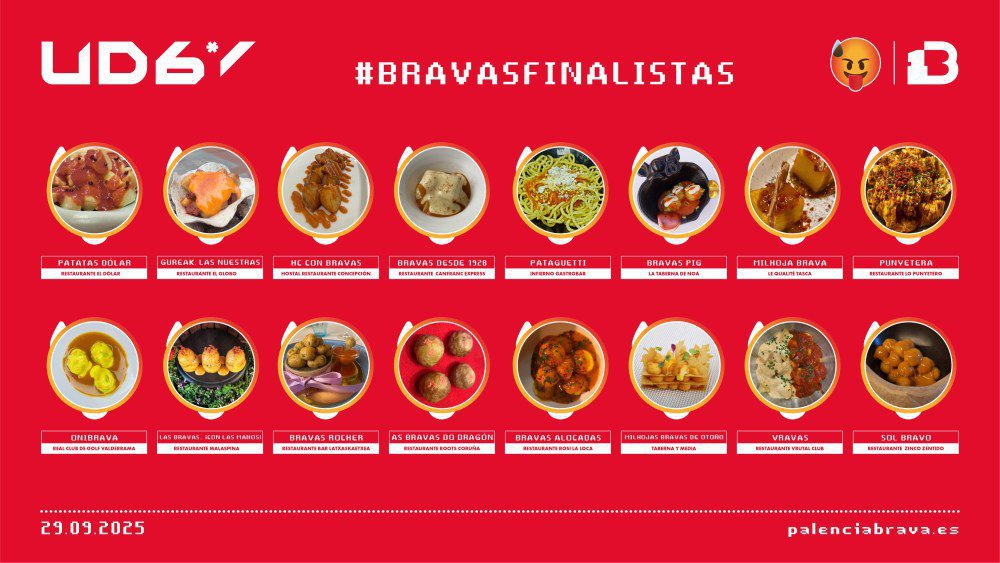 Palencia Brava anuncia los 16 finalistas que optarán al título a las mejores Patatas Bravas del Mundo