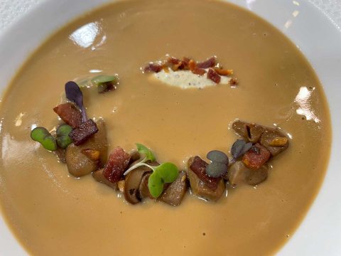 Sopa cremosa de Hongos